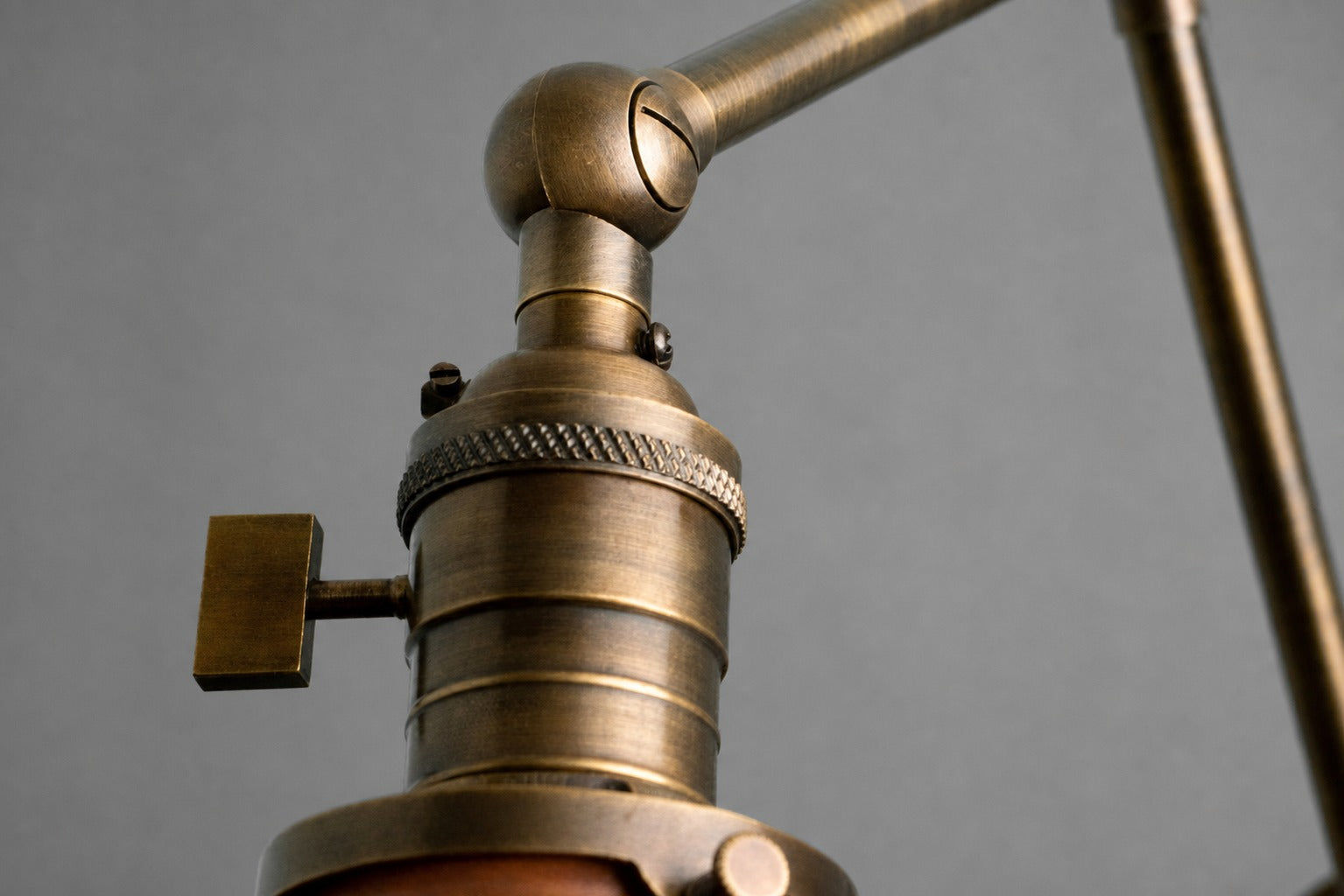 Conique Metal Industrial Wall Sconce with Adjustable Arm - Vintage Copper Cone Shade for Task Lighting