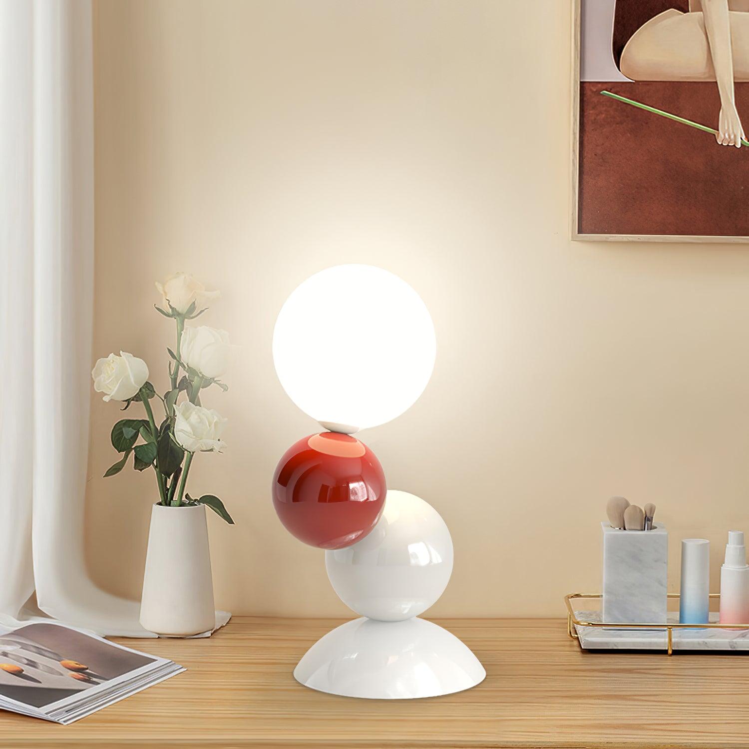 Colorful Ball Stacking Table Lamp