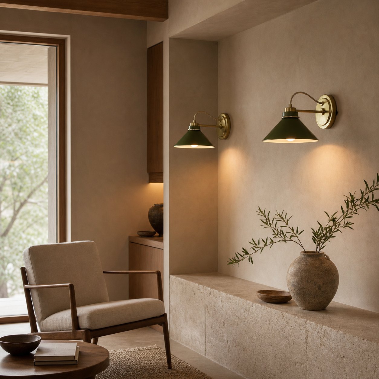 Aurenza Sconce – Farmhouse Wall Light with Metal Accents for Cozy Spaces