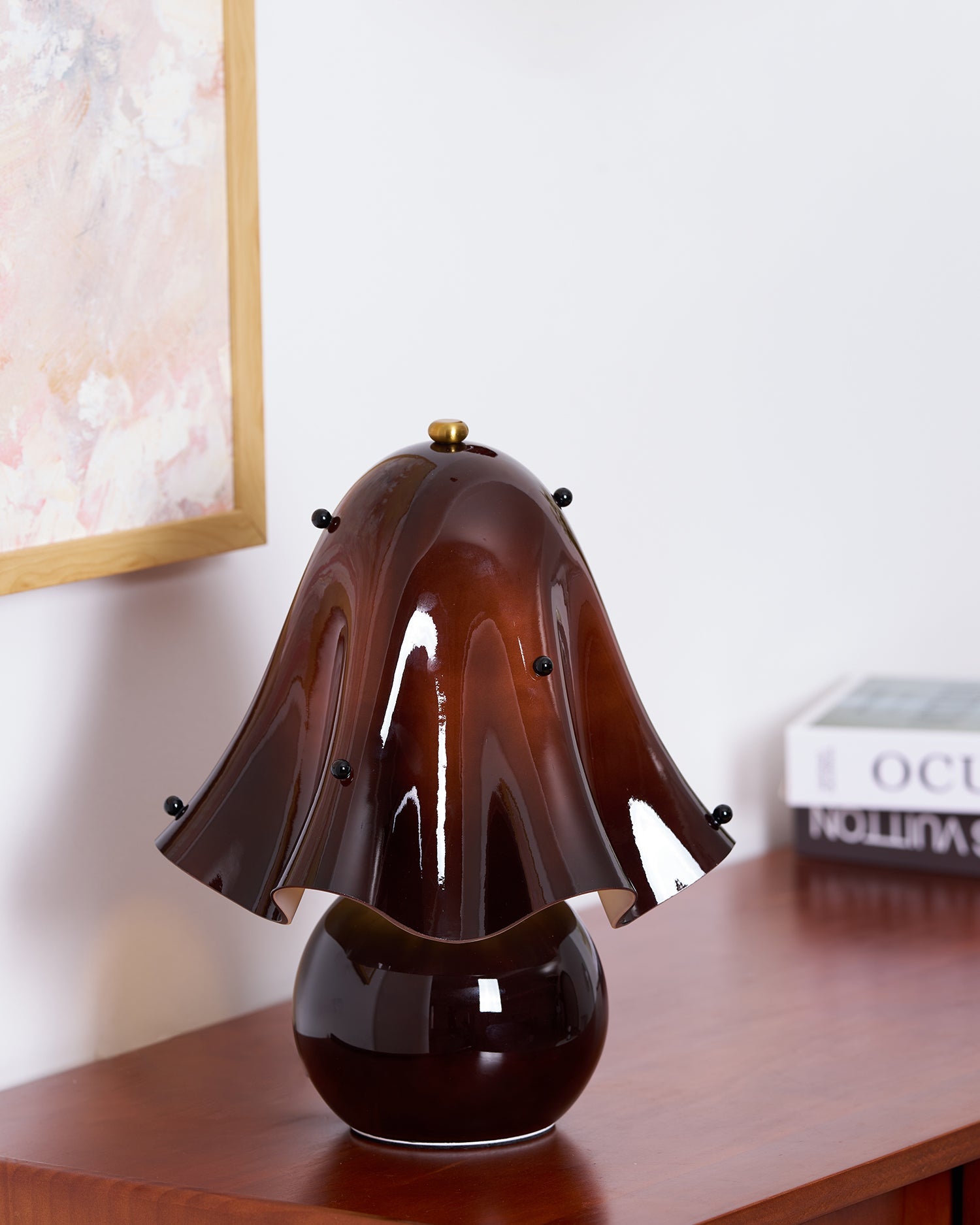 Bellina Decorative Table Lamp - Sculptural Bell Flower Shape