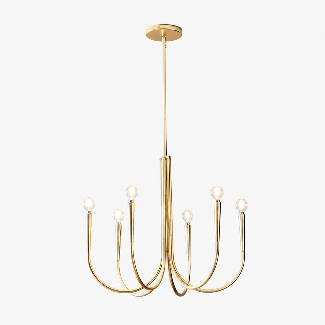 Borvia Swoop Arm Chandelier - Vintage-Inspired Modern Perfect for Home