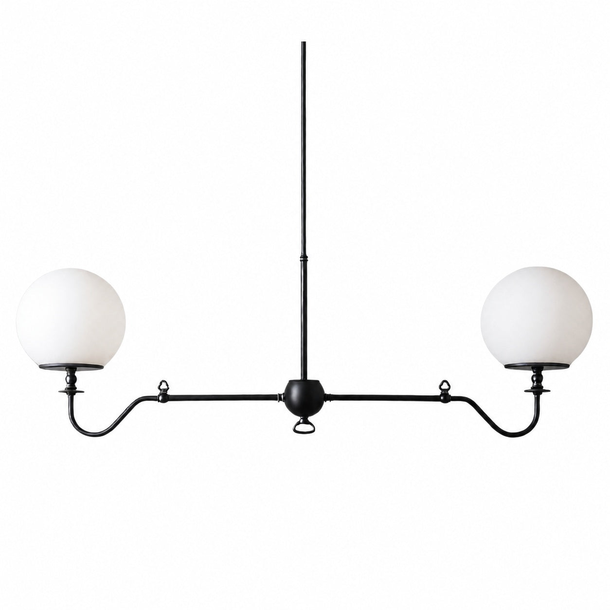 Glorica Glass Brass Chandelier Lighting - Contemporary Glass Multi-Light Hanging Fixture