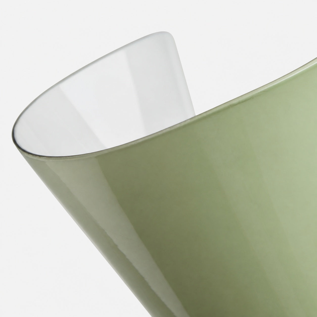 Bellina Radner Pendant Light – Colored Glass Shade with Brass Detail for Modern Spaces