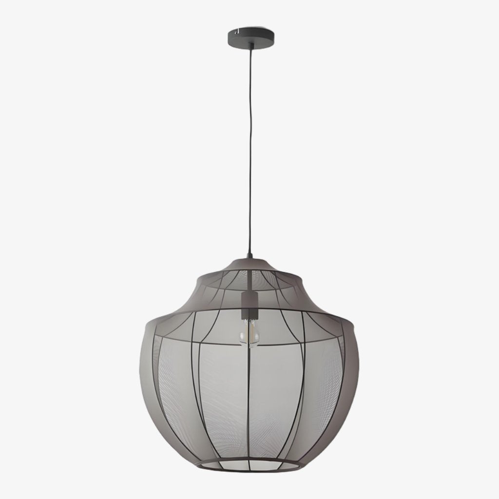 Lumifil Modern Mesh Pendant Light - Hanging Fabric Lghts are Suitable for Dining Rooms or Kitchen Islands