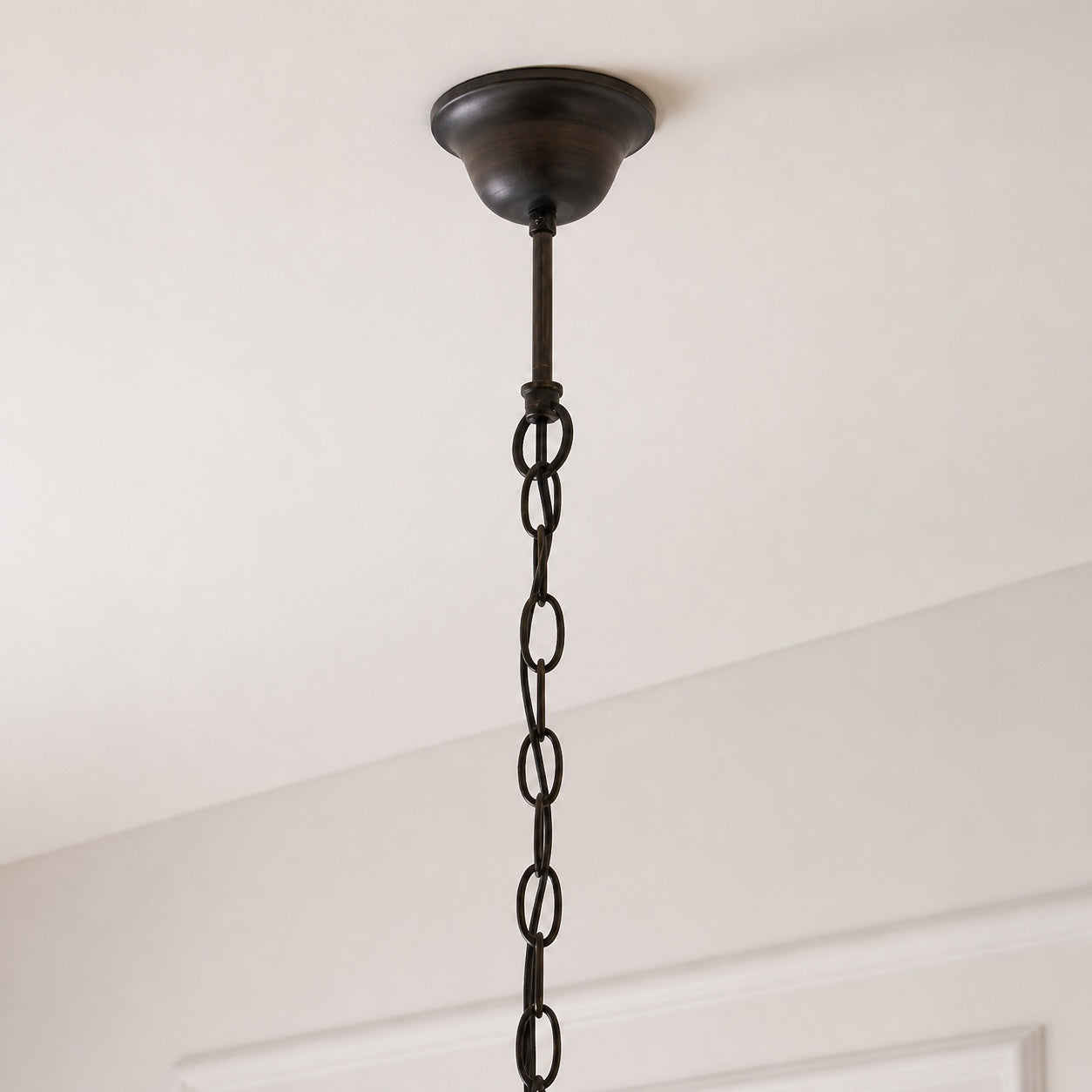 TF Astoria Tiffany Ceiling Pendant – Dimpled Geometric Glass Design for Living Room