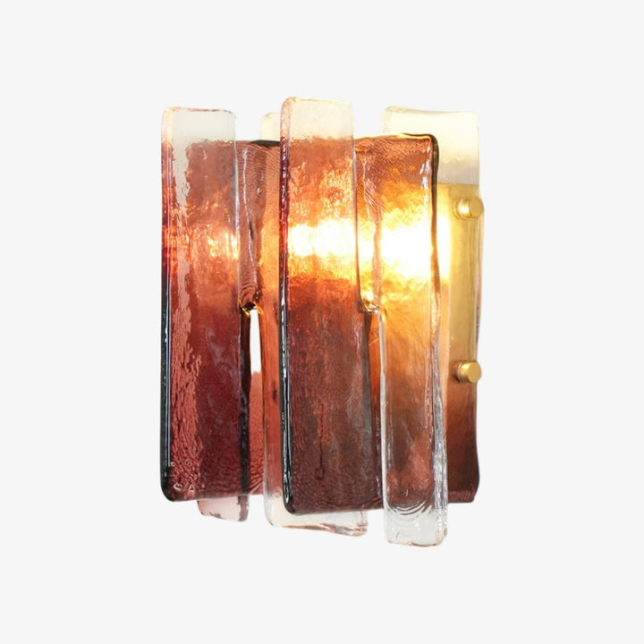 Lumiridge Modern Wall Light - Minimalist Design Metal Glass Fixture for Living Room