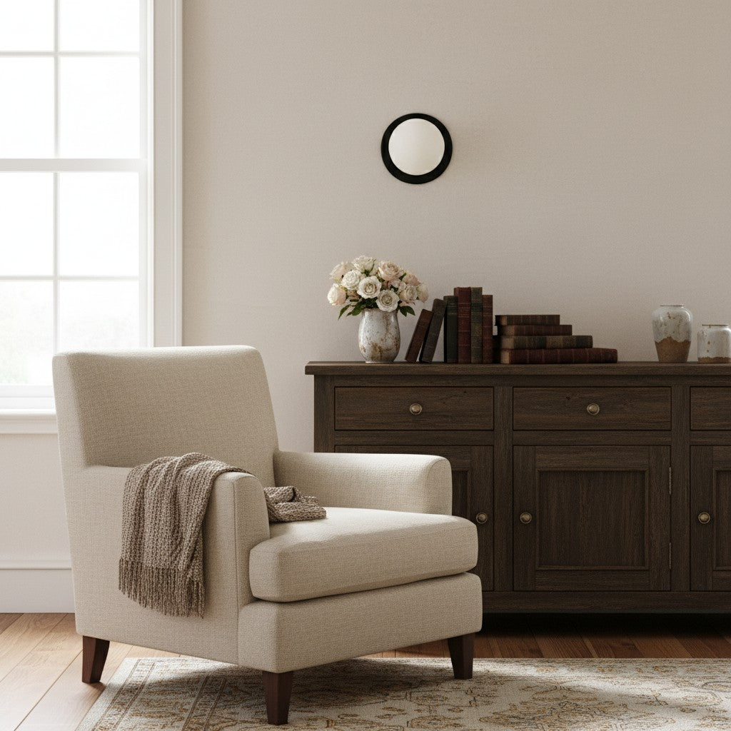 Glorica Glass Solid Brass Vanity Sconce - Compact Flush Mount Globe Light