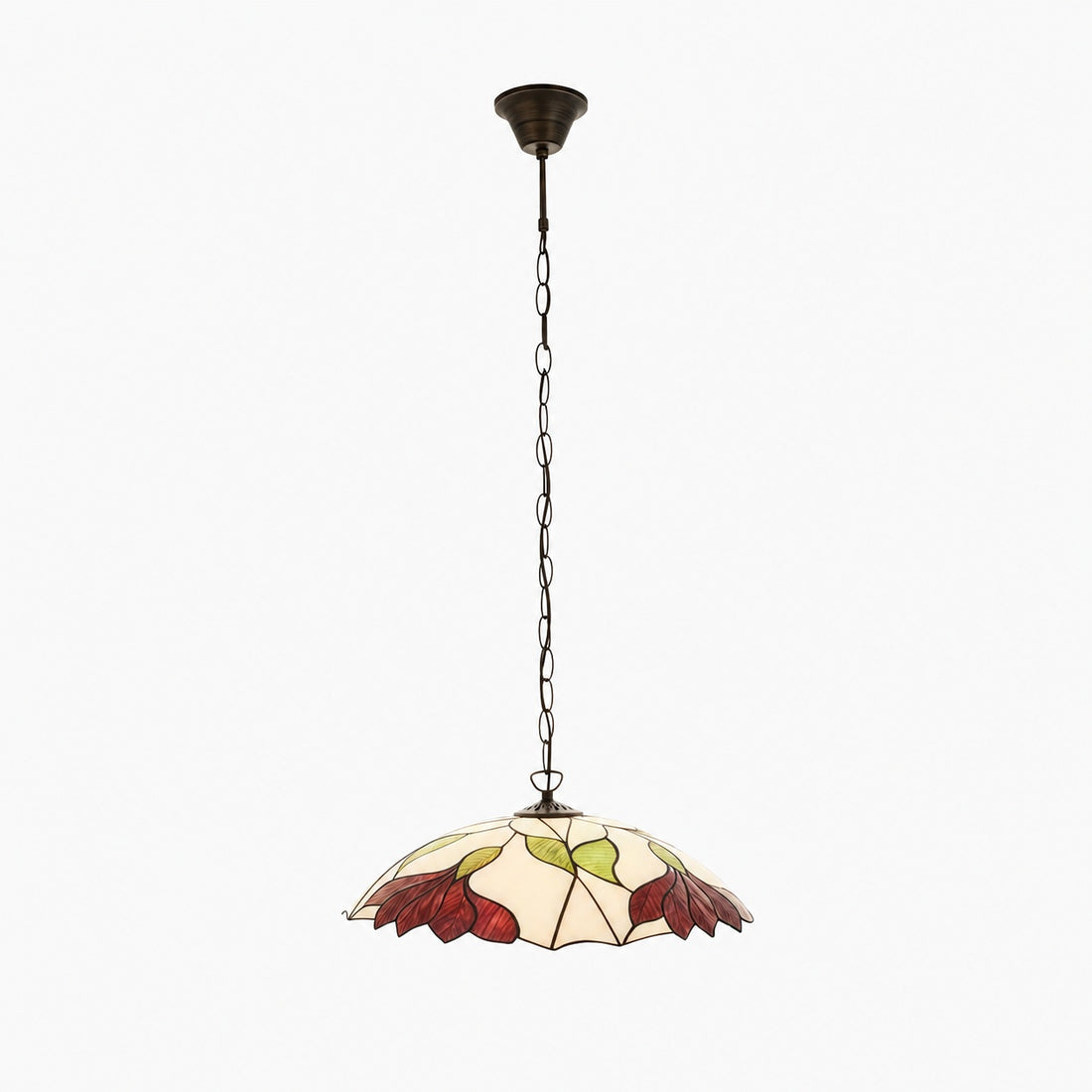 TF Botanica Floral Glass Pendant Light – Vintage Pendant Fixture for Open Plan Spaces