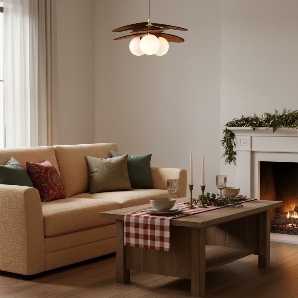 Orrise Artistic Layered Petal Pendant Light - Natural Inspired Lamp for Entryway and Bedroom