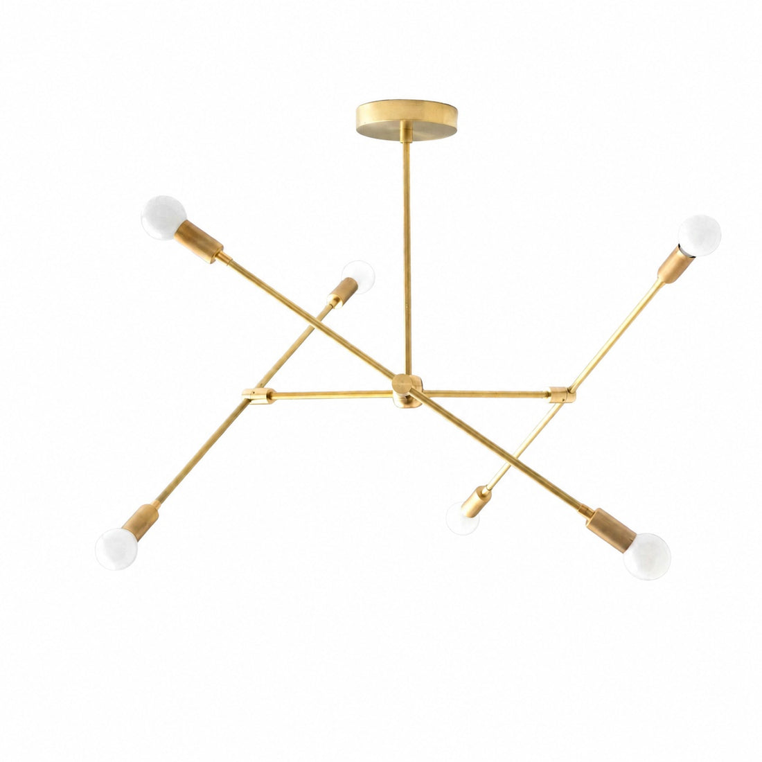 Mobilux Line Modern Mobile Chandelier - Minimalist Ceiling Light for Dining Room