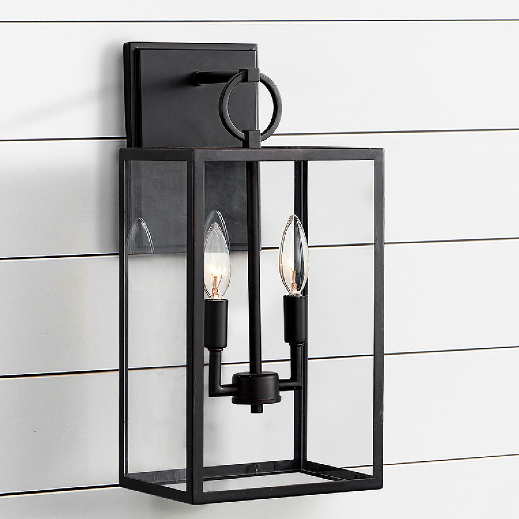 Ferrix Industrial Iron Outdoor Wall Lamp - Lighting Stylish Exterior Glass Lighting