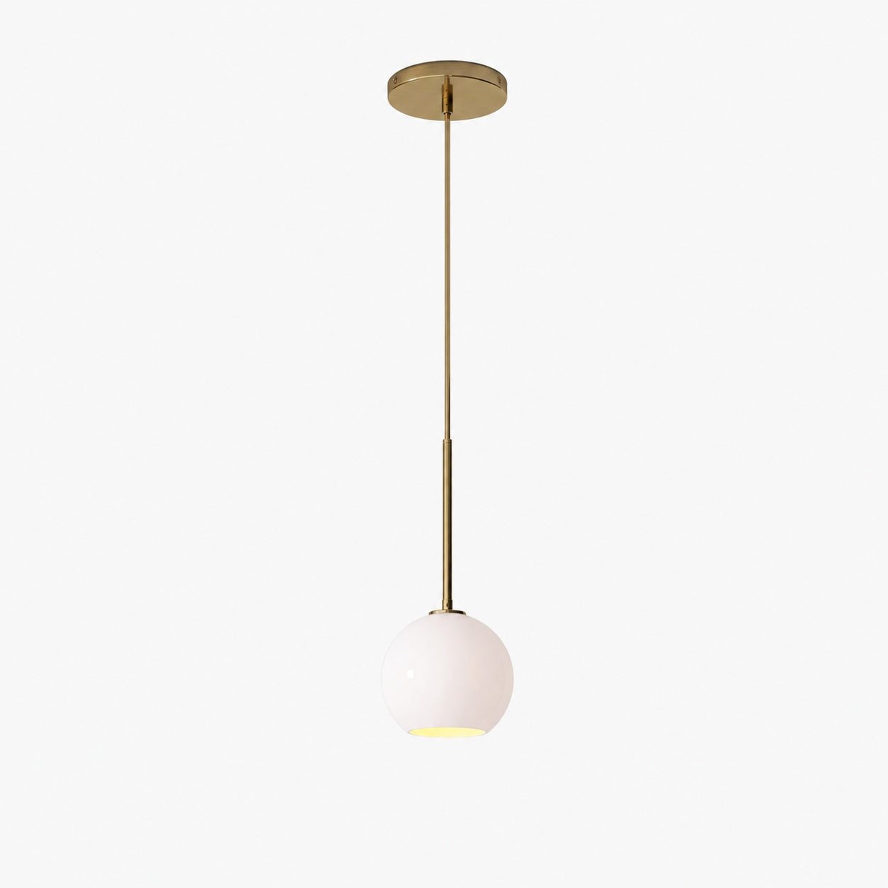 Selvion Sculptural Globe Pendant Light - Modern Glass Pendant Lamp - Sleek Design