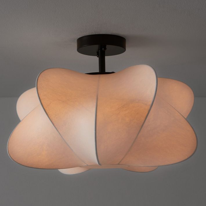 Havion Cocoon Pendant Lamp - Minimalist Polymer Shade with Adjustable Hanging