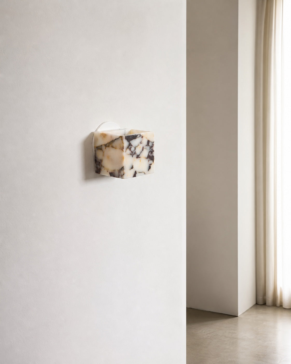 Square Marble Wall Lamp