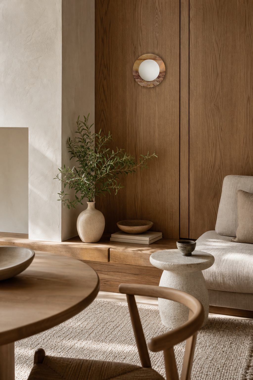 Onyx Krema Wall Lamp