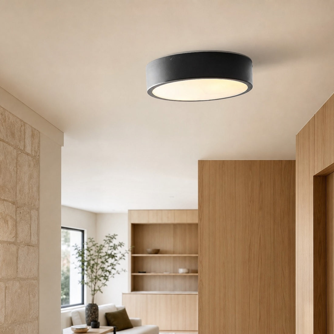 Crelina Minimalist Flush Mount Lighting - Modern Ceiling Fixture for Any Room