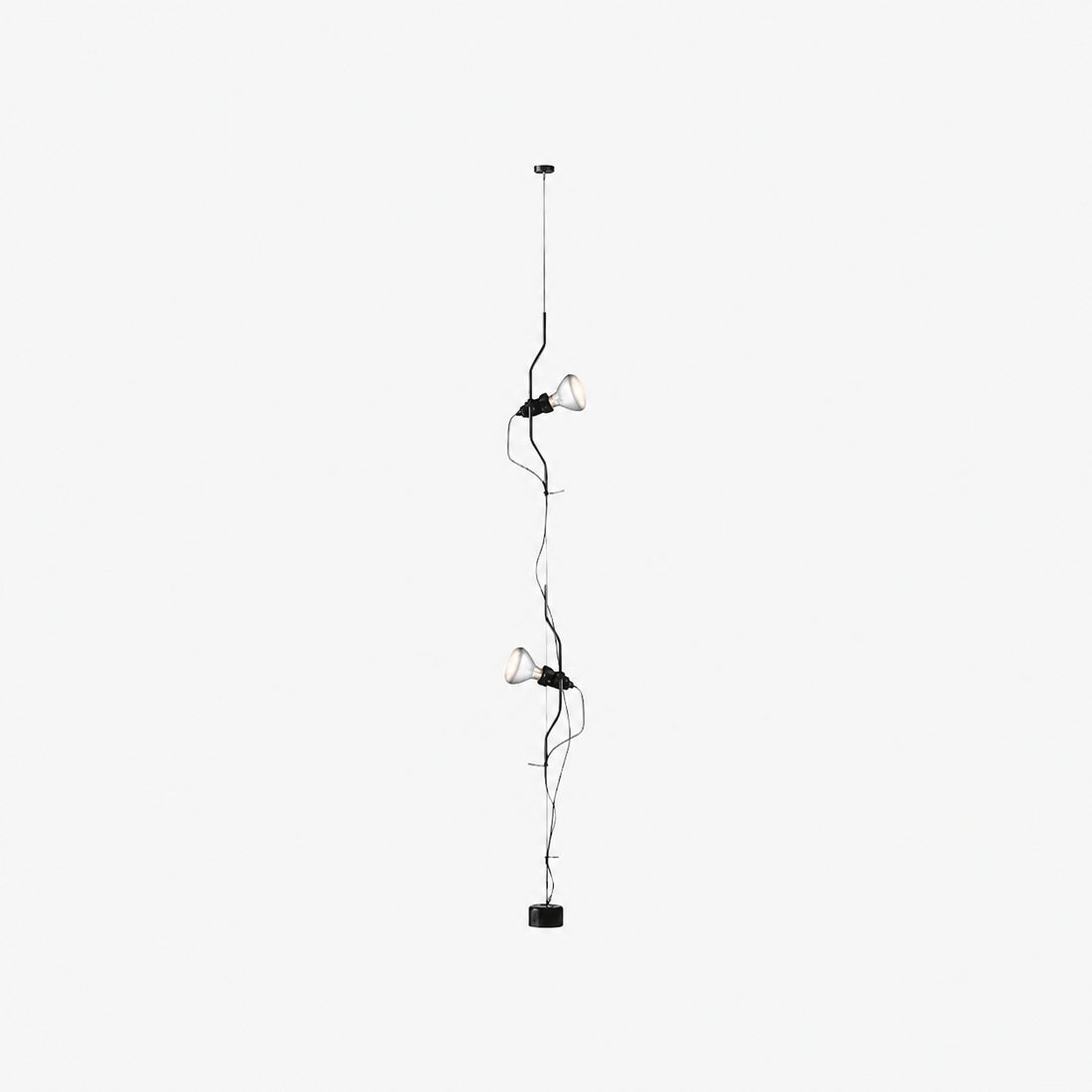 Fluxo Adjustable Multi Head Ceiling Lamp – Minimalist Linear Floor Lamp for Living Room or Dining Area N37