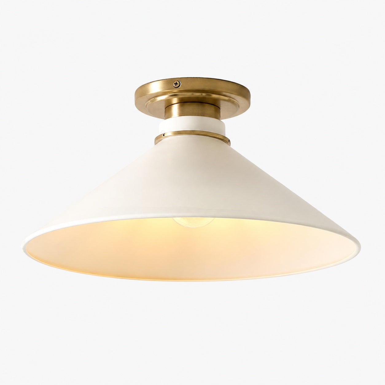 Aurenza Timeless Flush Mount Light - Farmhouse Design with Simple Elegant Charm