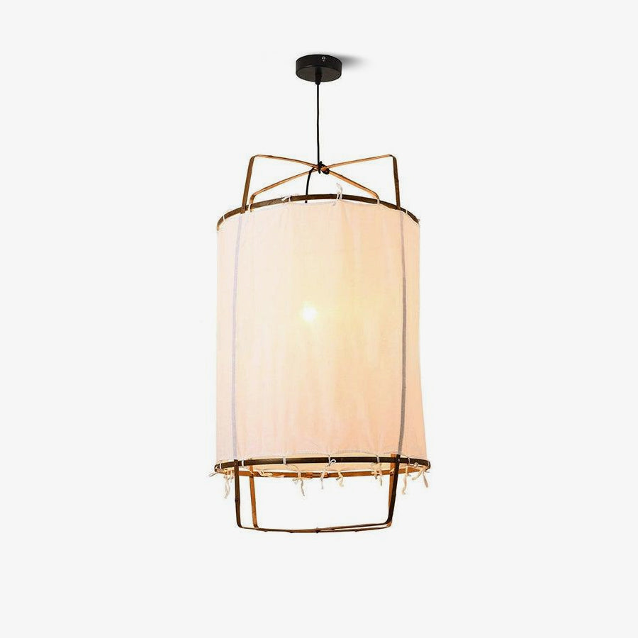 Straight Hollow Tulle Pendant Lighting