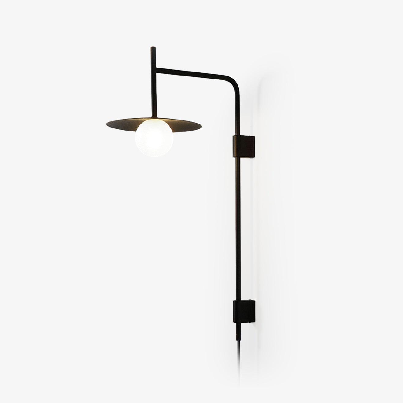 Gea Metal Swing Arm Wall Lamp - Scandinavian Minimalist Nordic Sconce
