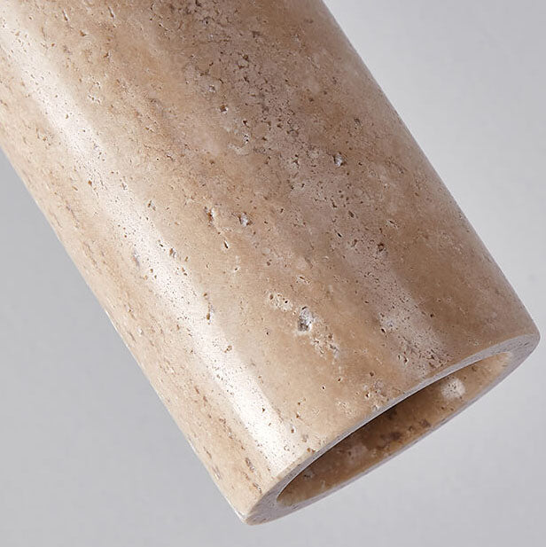 Wabi Sabi Solid Wood Stone Pendant Light