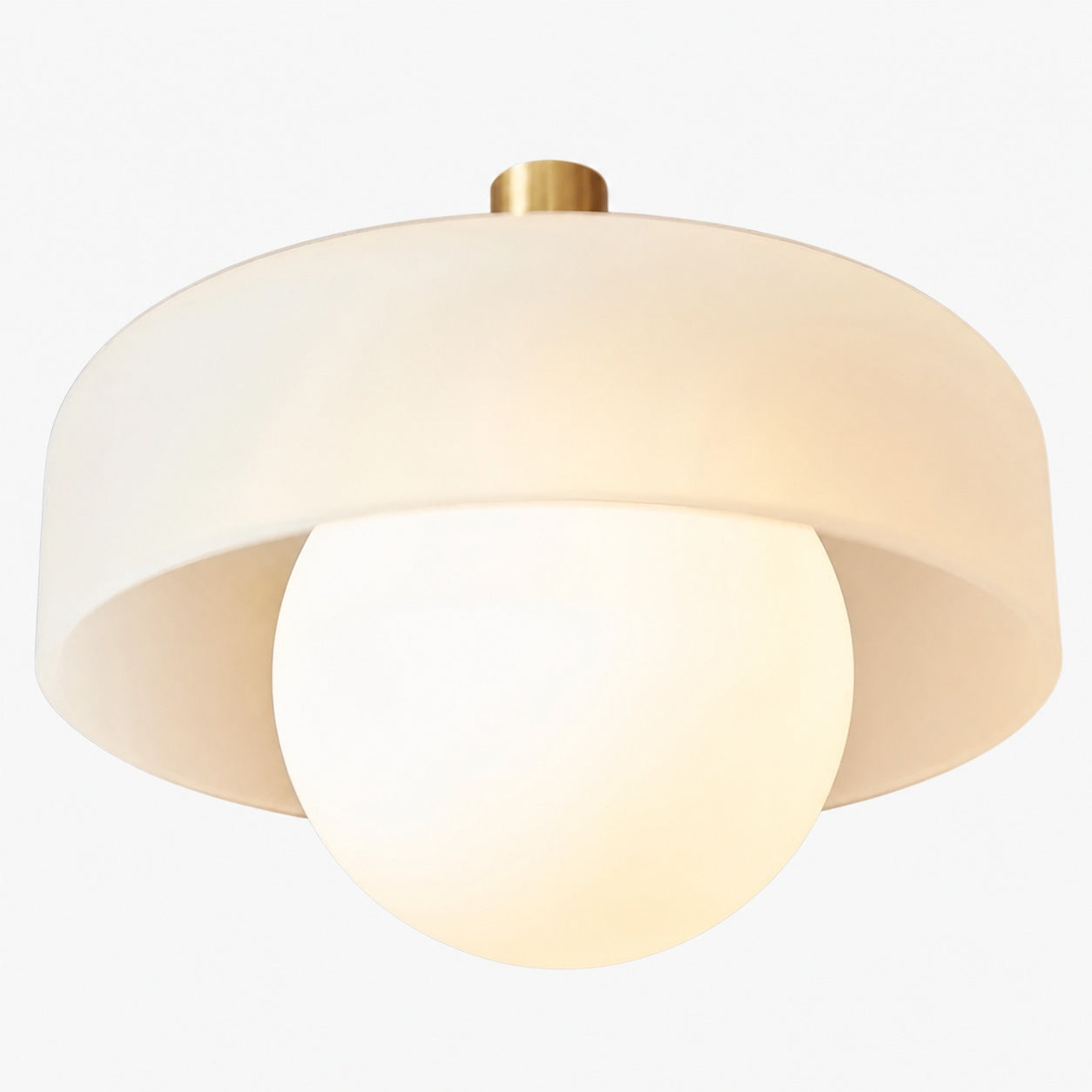 Zirvos Retro Globe Glass Wall Sconce – Elegant Brass-Inspired Shade Wall Light for Corridor