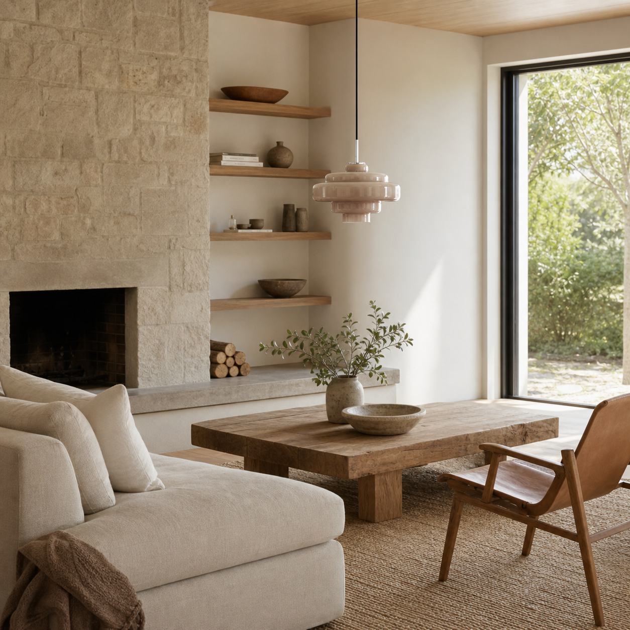 Koloro Millie Glass Pendant Light - Retro Style with Modern Elegance