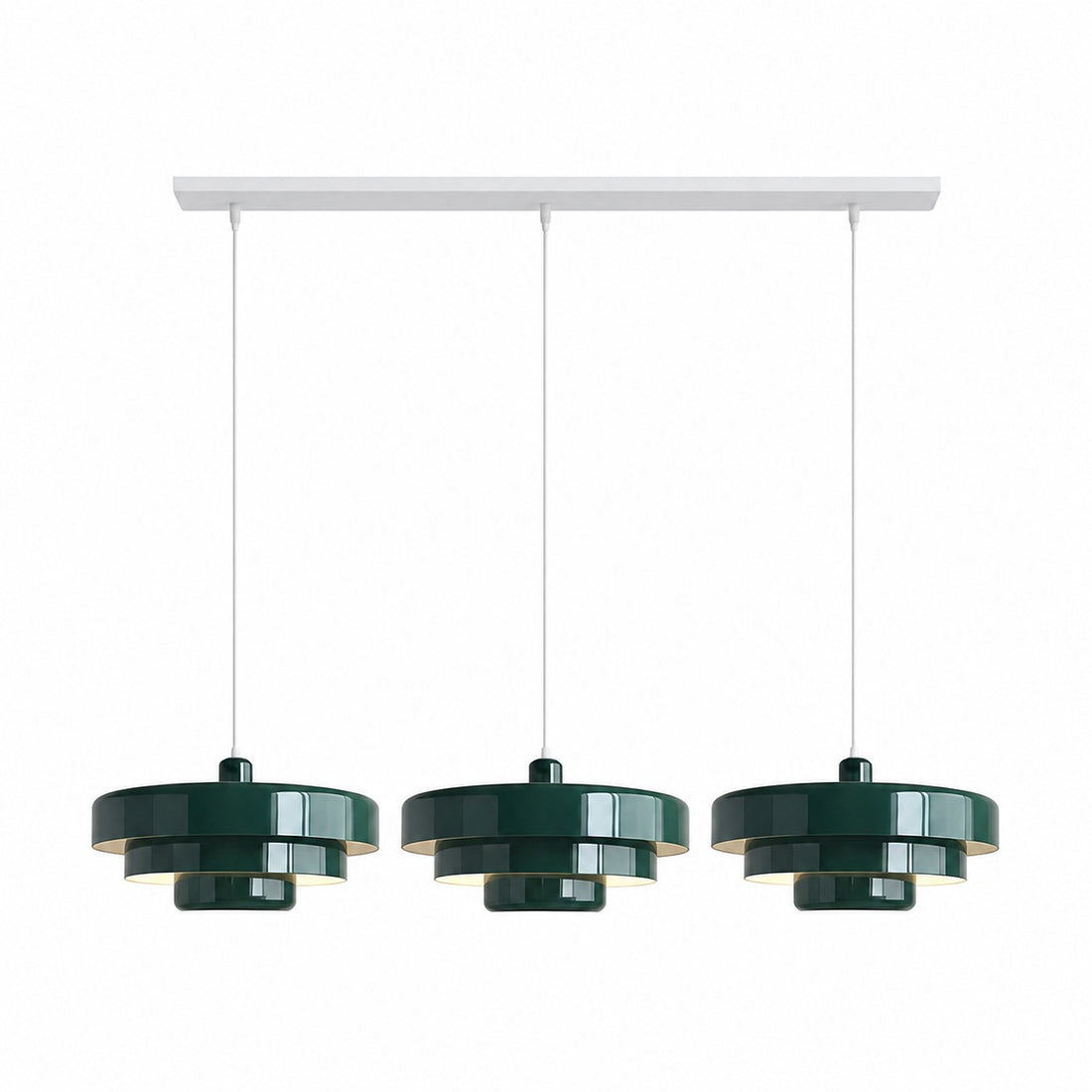 Malero Triple Layer Macarons Pendant Light - Modern Disc Form Lighting for Dining Room or Lounge N52