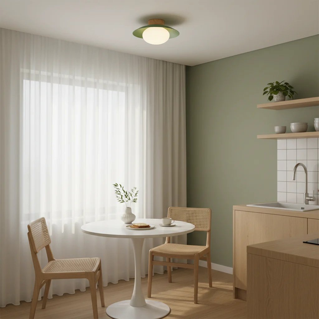 Oribela Ceiling Light Sculptural Globe Aesthetic with Soft Ambient Glow for Kitchen and Lounge