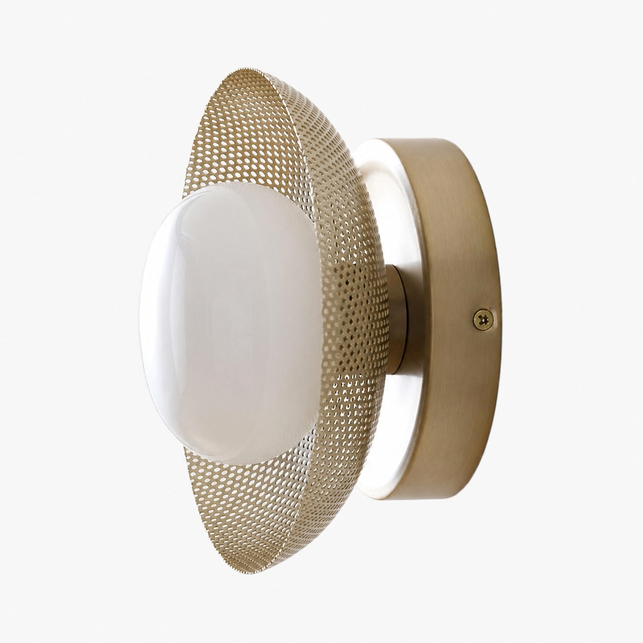 Elorina Sconce Wall Light - Textured Metal or Glass Shade