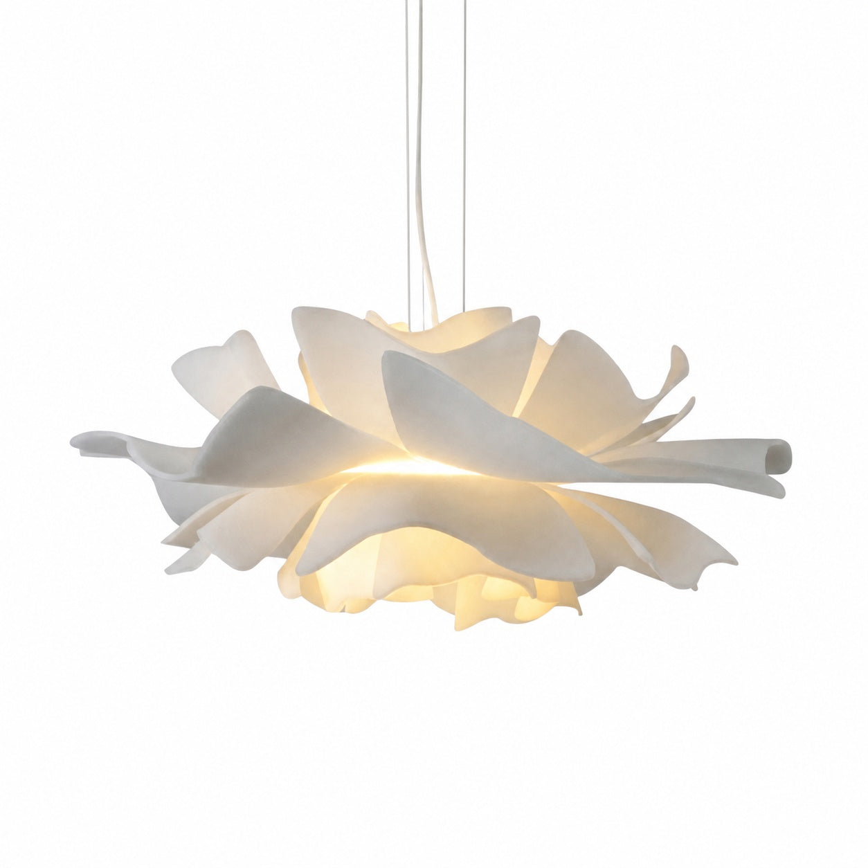 Blossenari Nordic Flower Design Pendant Lamp – Sculptural Floral Ceiling Light for Living Room N34
