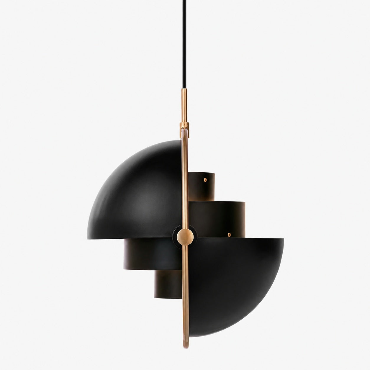 Multiva Sculptural Pendant Light – Adjustable Chandelier in Danish Modern Style for Dining Areas N18