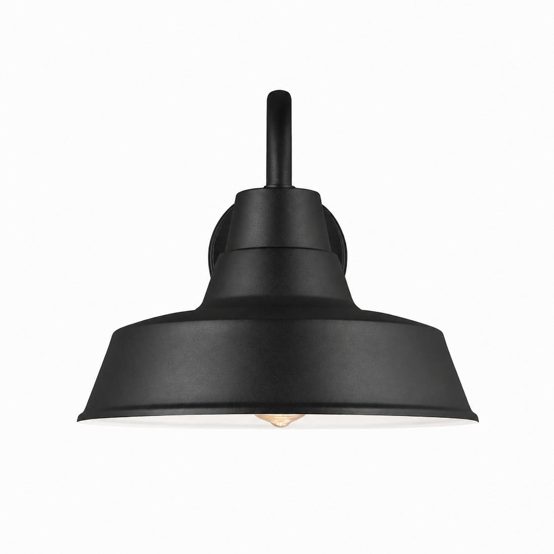 Korvi Outdoor Metal Sconce - Aluminum Pewter Wall Light