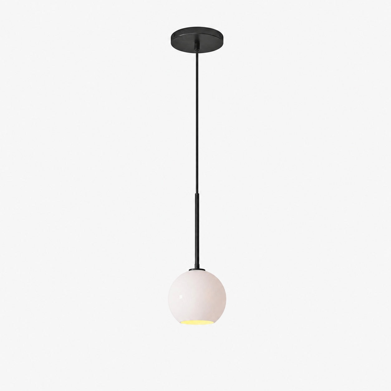 Selvion Sculptural Globe Pendant Light - Modern Glass Pendant Lamp - Sleek Design