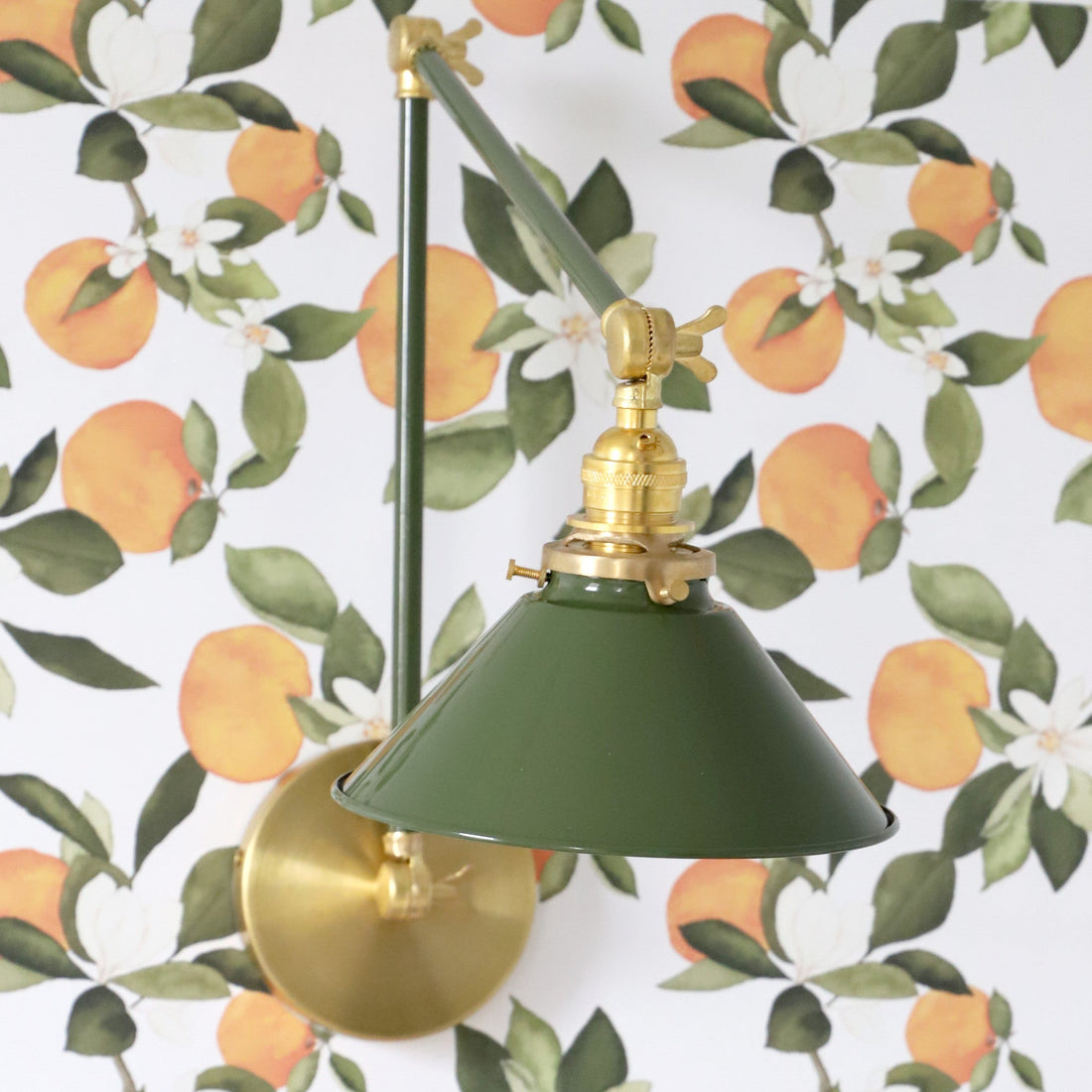 Classic Wall Mounted Cone Adjustable Sconce For Bedroom & Desk