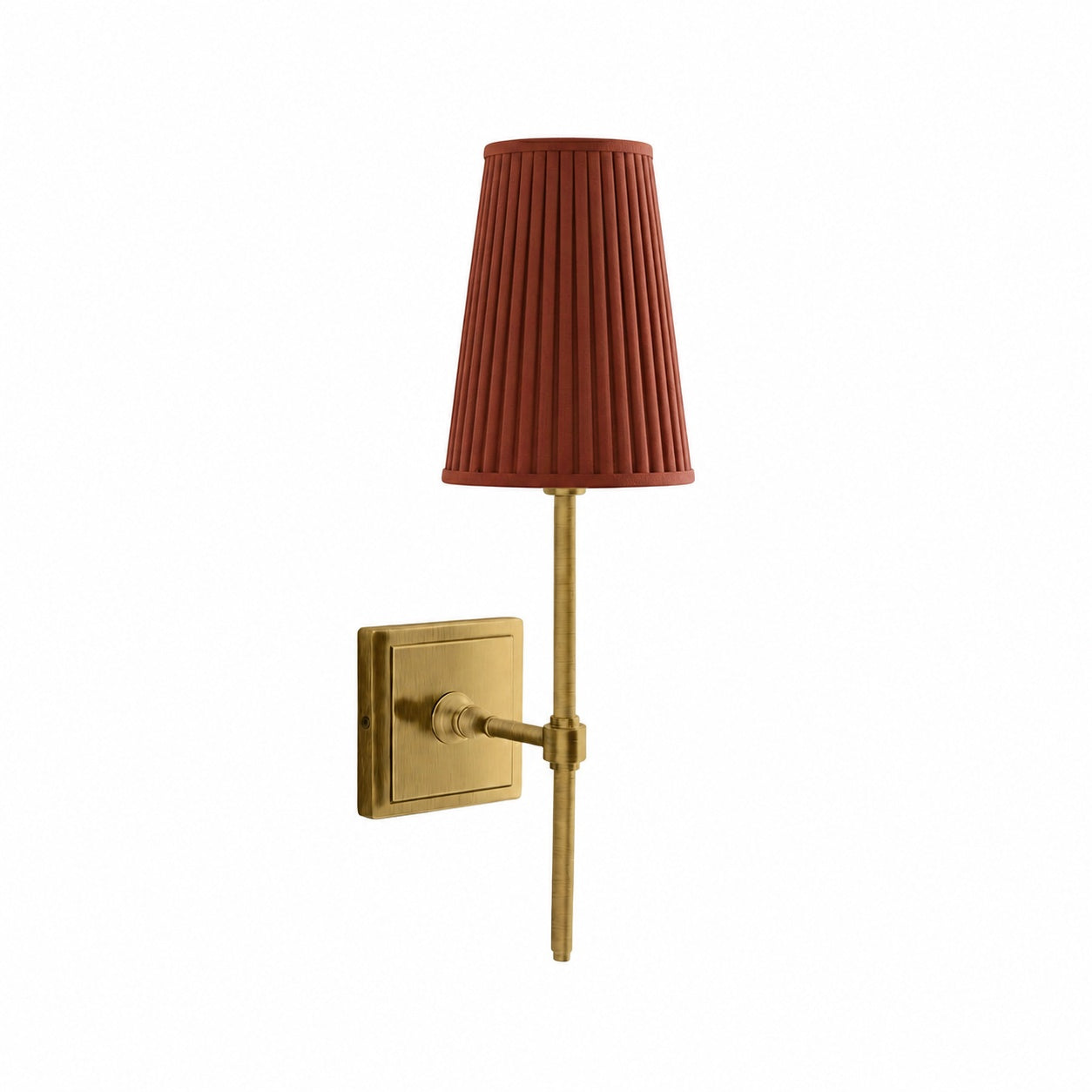 Derlina White Linen Shades Wall Lamp – Retro Metal Multi-Head Lighting Fixture