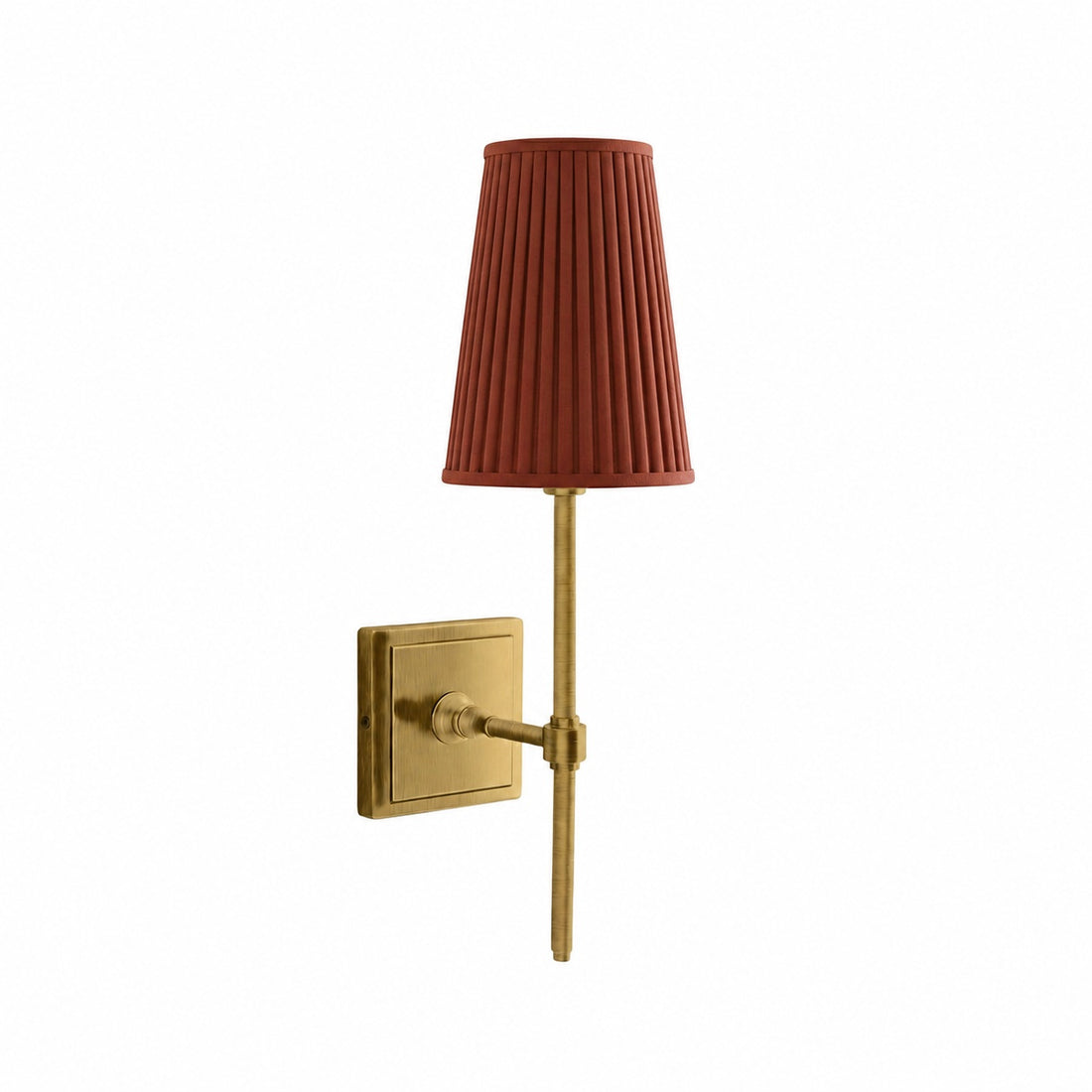 Derlina White Linen Shades Wall Lamp – Retro Metal Multi-Head Lighting Fixture