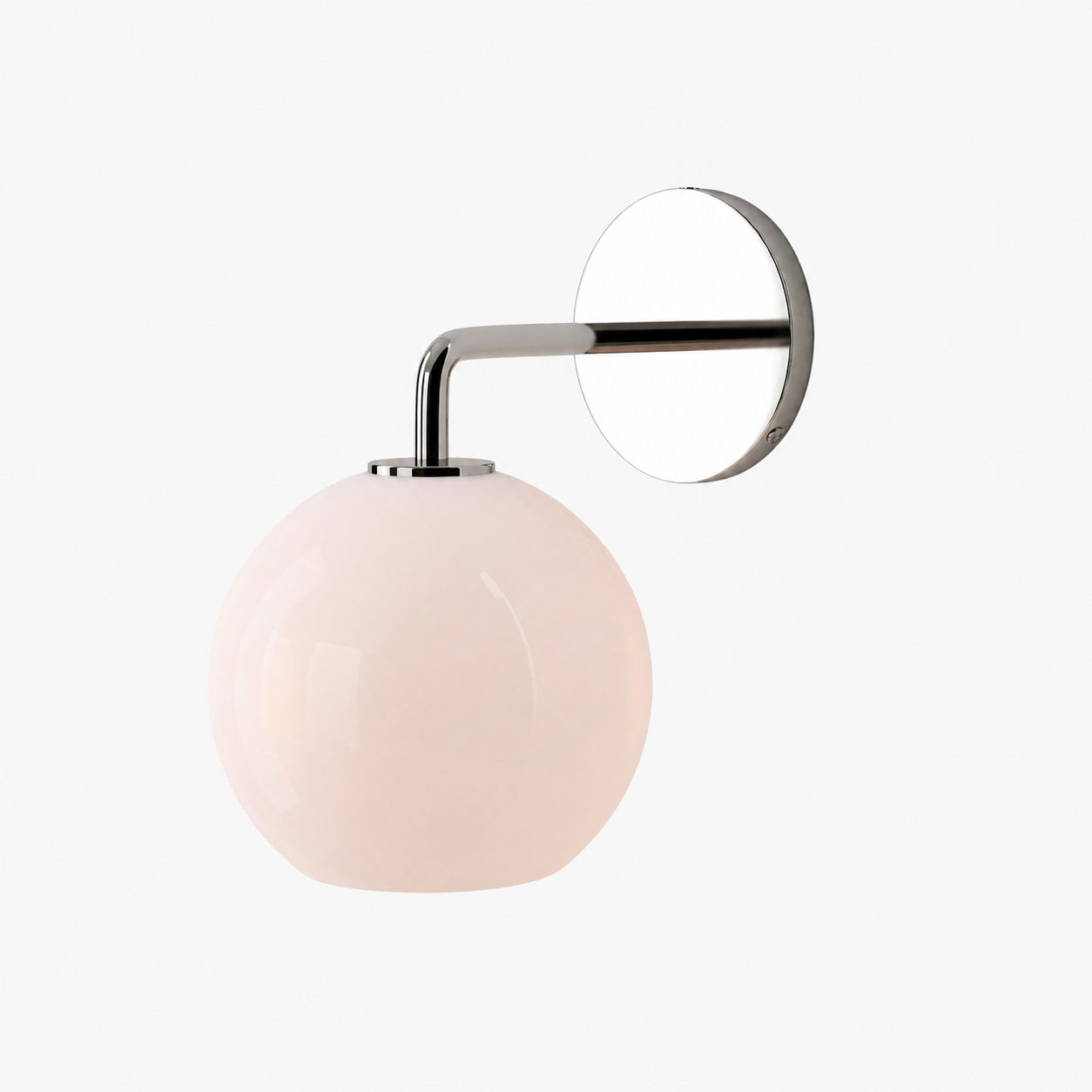 Selvion Artistic Globe Sconce Light - Handcrafted Glass Sculptural Wall Fixture