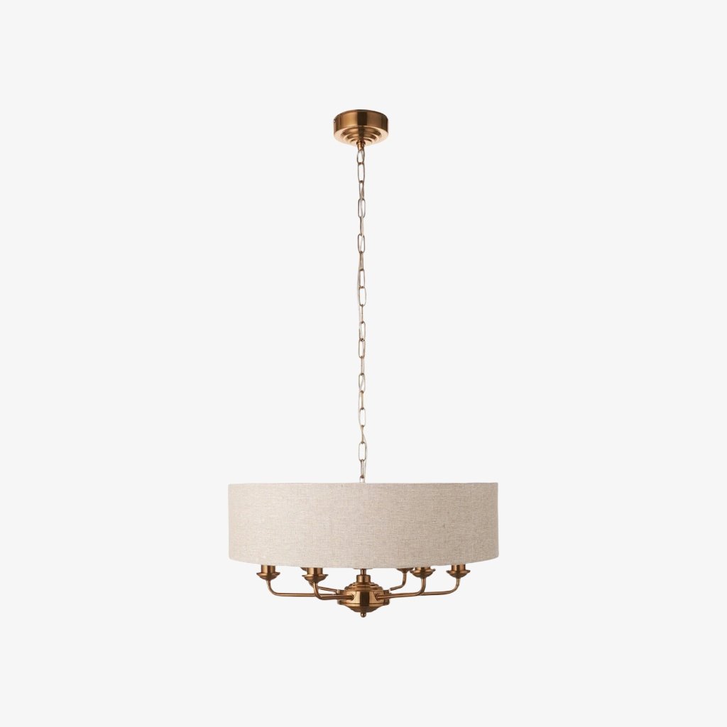 Tela Classic Multi-Light Design Pendant Light - Traditional Style Hanging Lamp for Dining Room