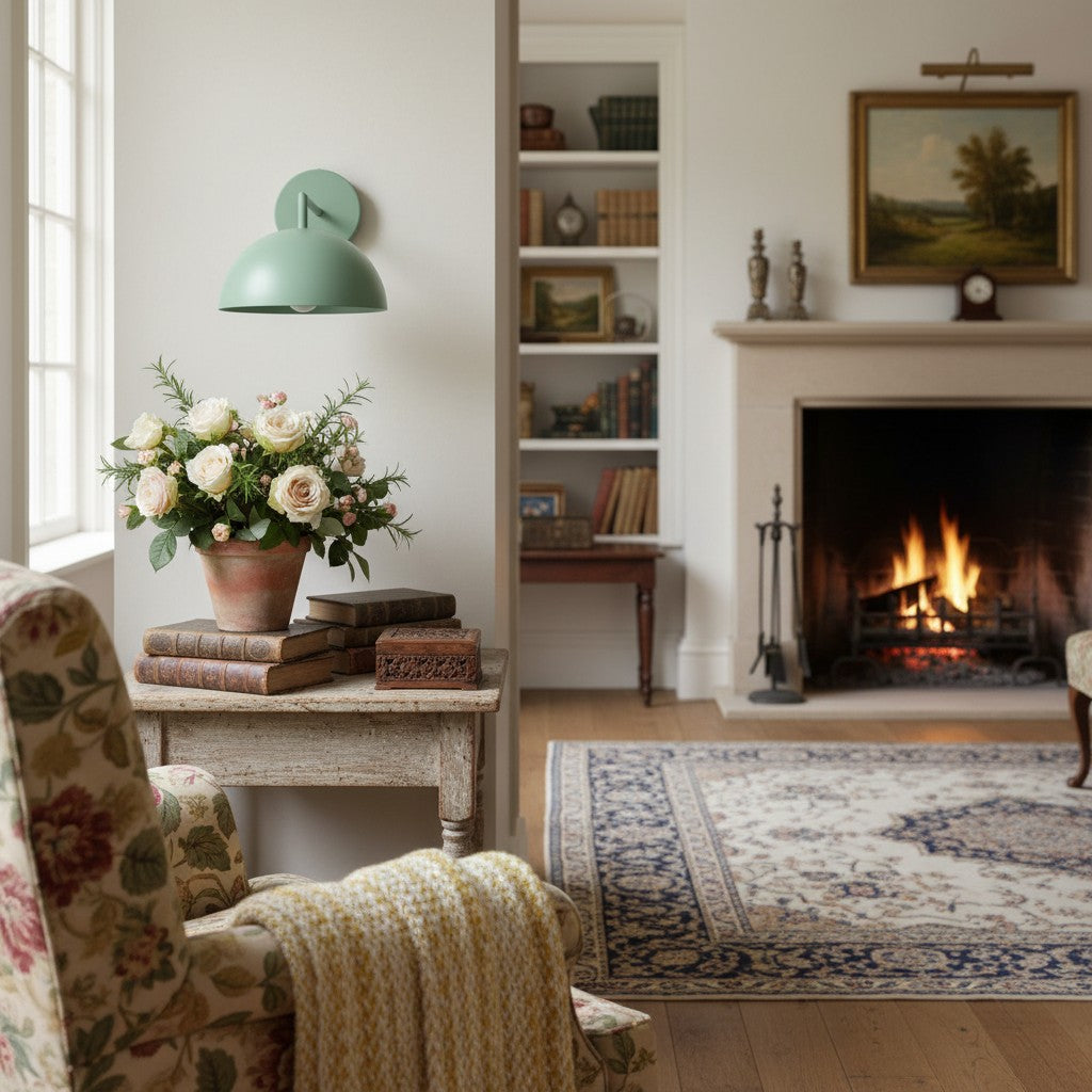 Metio Dome Shaped Minimalist Metal Design Wall Light – Ideal for Living Rooms and Bedrooms