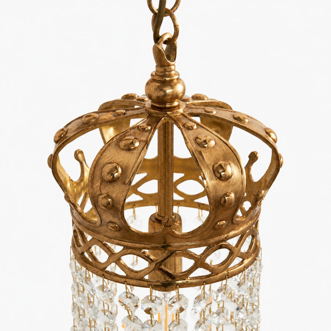 Timon Brass Crown Wall Lamp