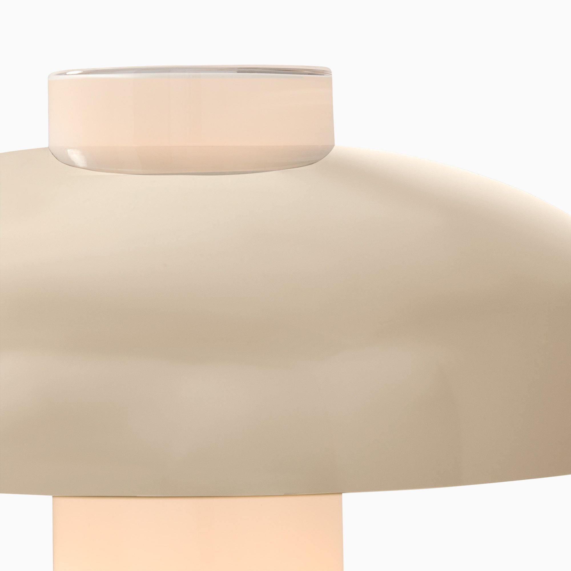 Nera Curved Accent Lamp - Organic Modern Design with Soft Glow for Nightstand or Console Table