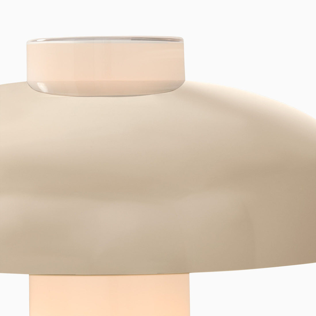 Nera Curved Accent Lamp - Organic Modern Design with Soft Glow for Nightstand or Console Table