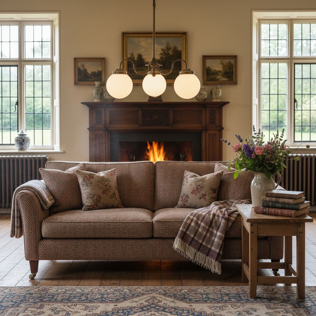 Glorica Glass Vintage Globe Chandelier - Brass 3-Light Frosted Glass Hanging Fixture