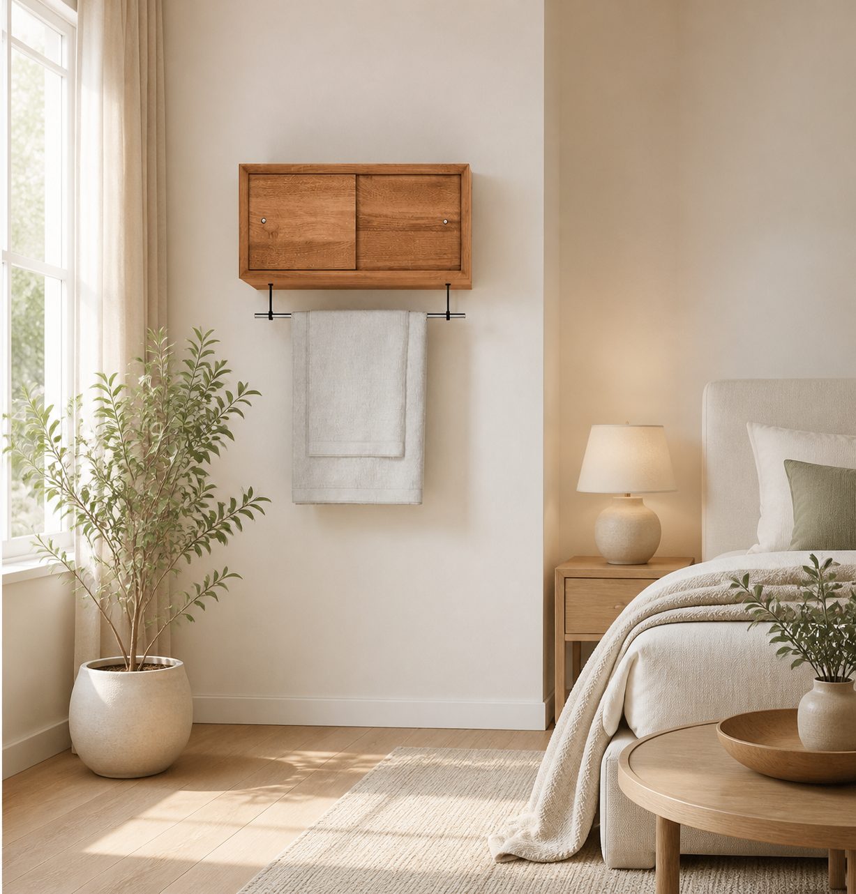 Voro Modern LED Wall Sconce - Metal Bathroom & Hallway Lighting Fixture