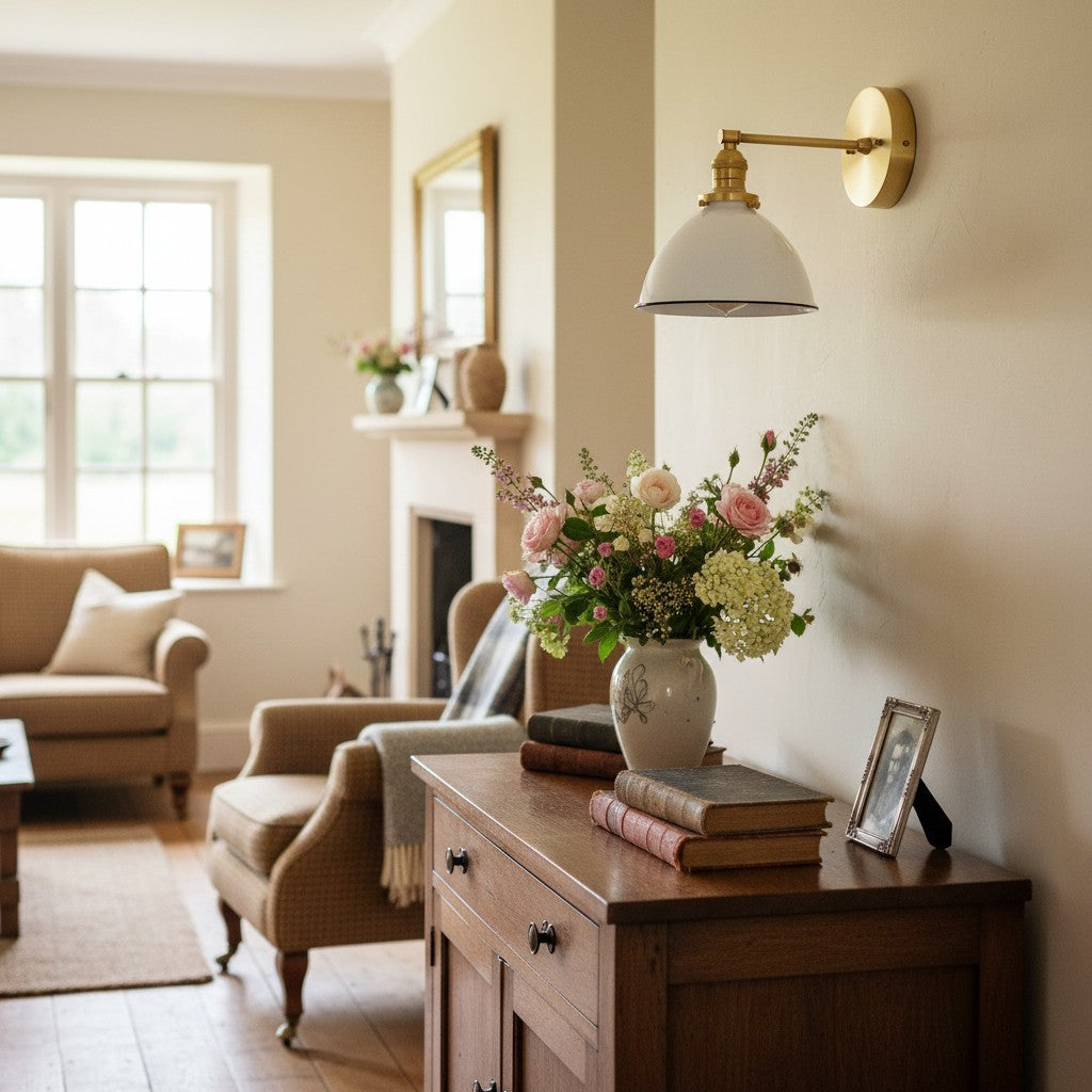 Conique Metal Contemporary Wall Light – Durable Metal Sconce for Bathroom or Hallway