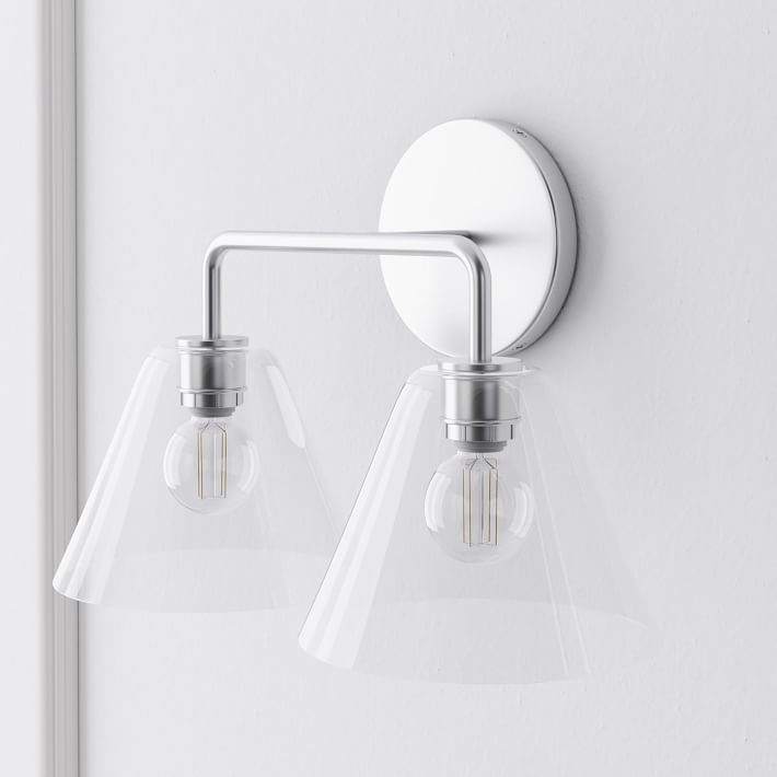 Conica Cone Wall Sconce - 1, 2, 3-Light Modern Glass Lighting