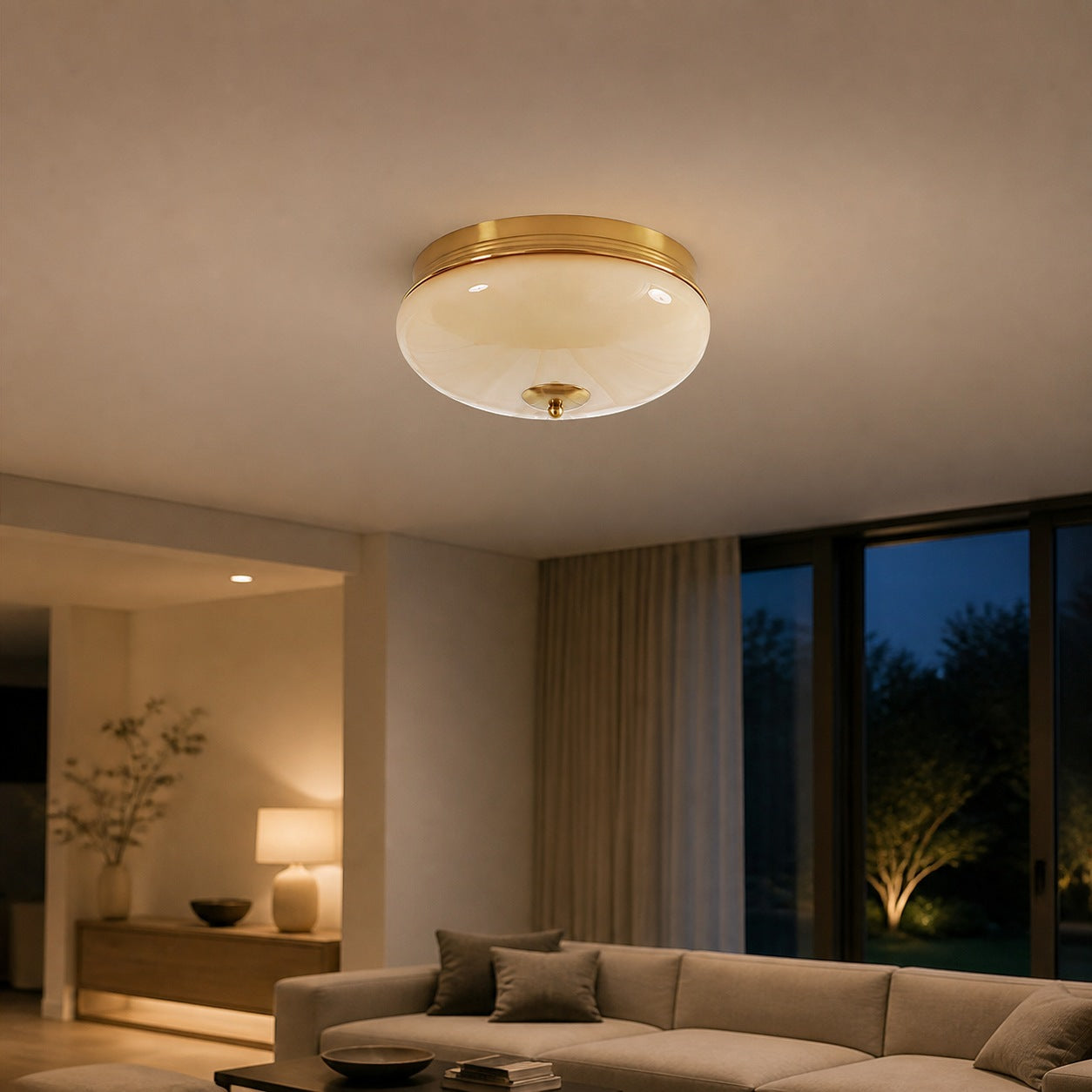 Ludo Round Ceiling Light