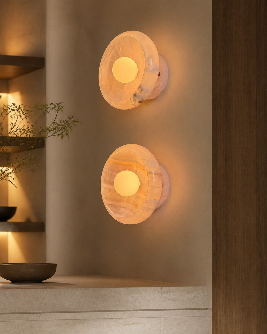 Piedra Marble Wall Lamp