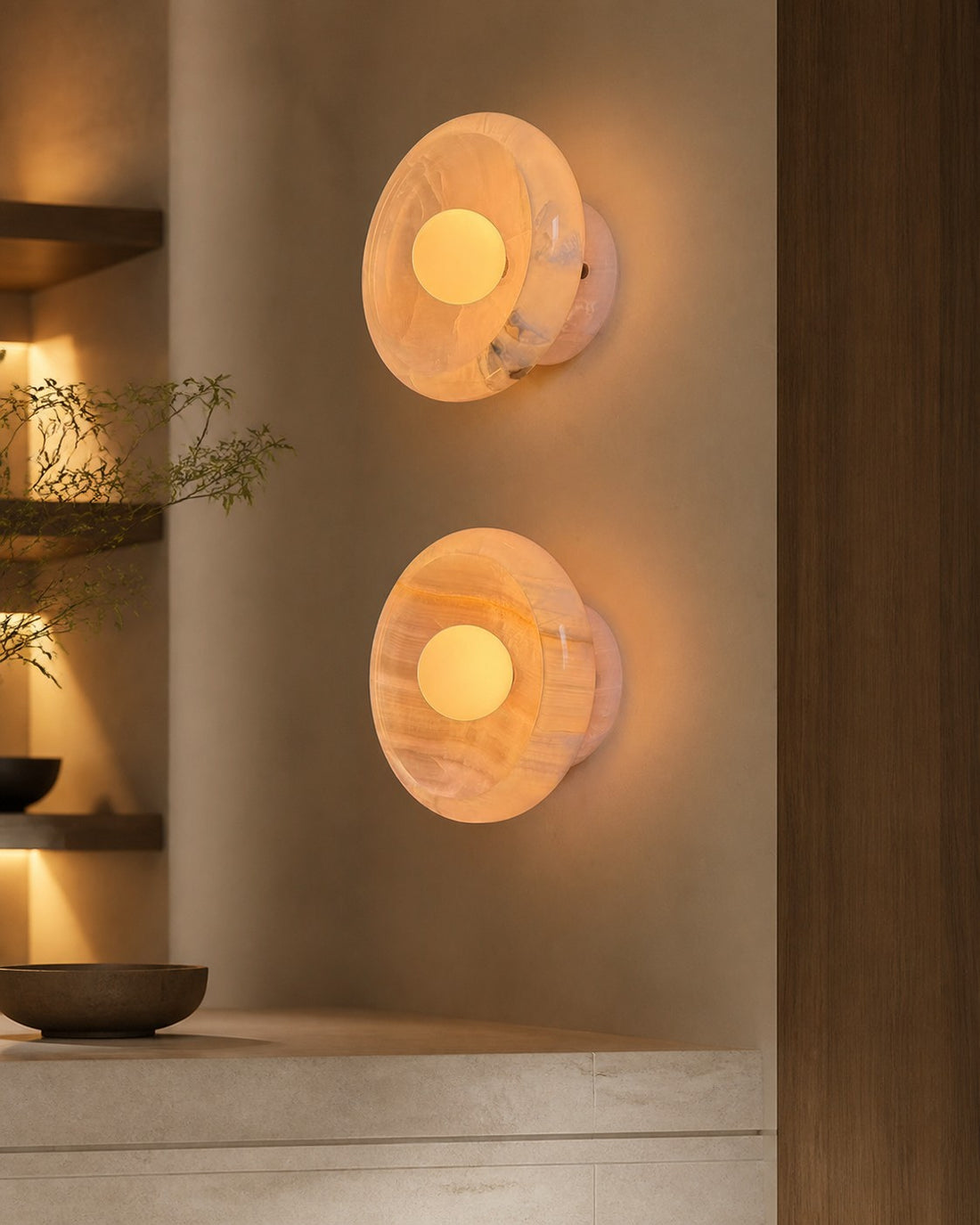 Piedra Marble Wall Lamp